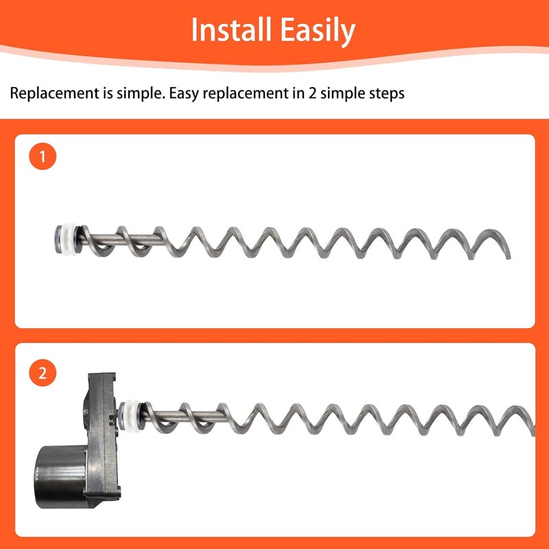 PHYESUVIN KIT0431 Auger Shaft Push Rod and Auger Brushing for Traeger Pellet Grill, 20 Inch Auger Shaft Assembly Replacement for Traeger Pro 780 and Ironwood 885 Pellet Grills - Image 5